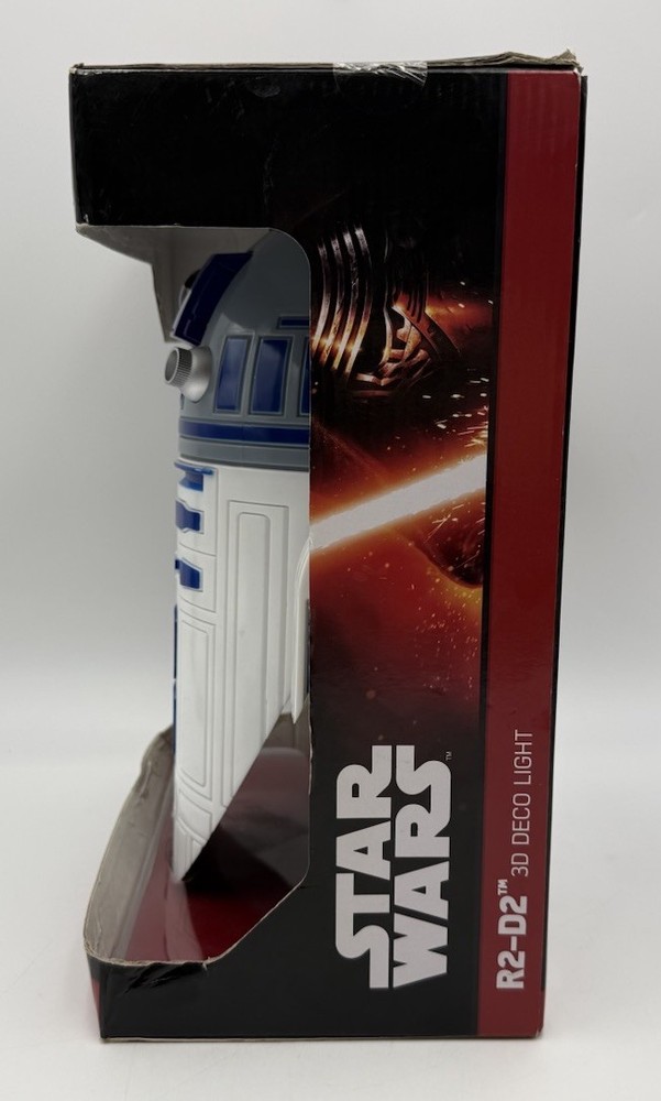 Star Wars R2-D2 3D Deco Light FX LED Wall Light ~ Damaged Box