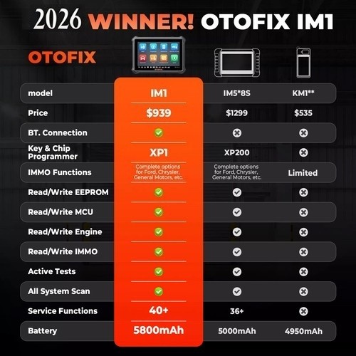 2026 OTOFIX IM1 IMMO Key FOB Programming Tool Car Full System Diagnostic Scanner