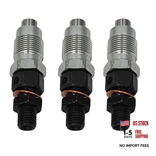 3Pcs Fuel Injectors Replacement for Kubota D722 D782 Engine H1600 Replace