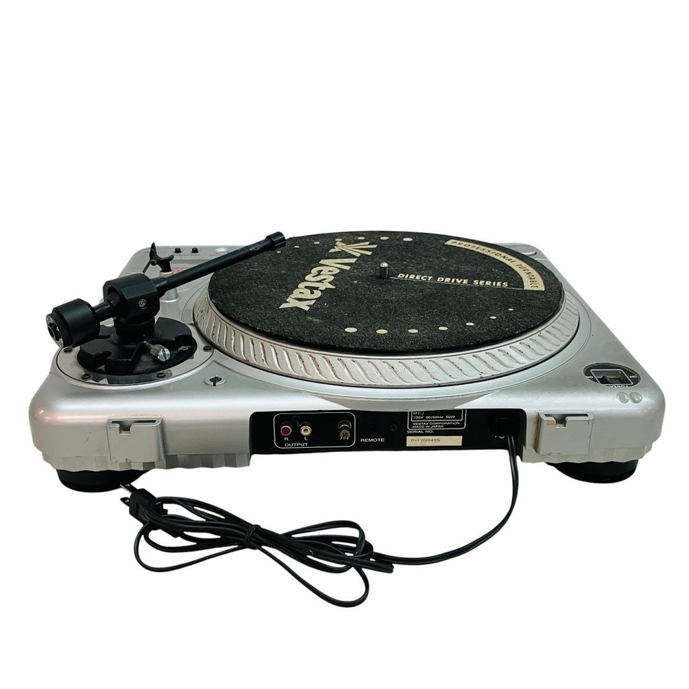 Vestax PDX-2000 Direct Drive DJ Turntable System Vinyl Record Player Working