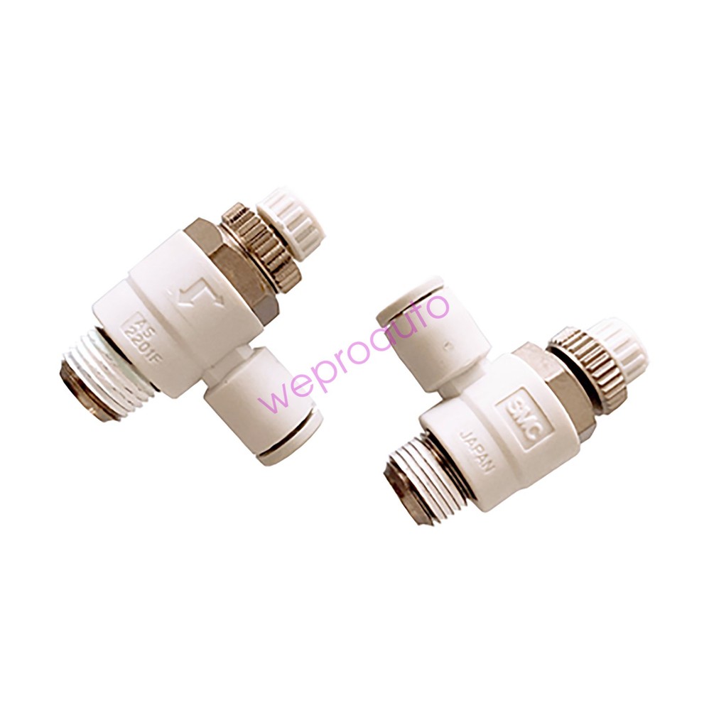 SMC AS2301F-02-08S Speed Controller One-Touch Fitting Elbow & Universal Types ✦K