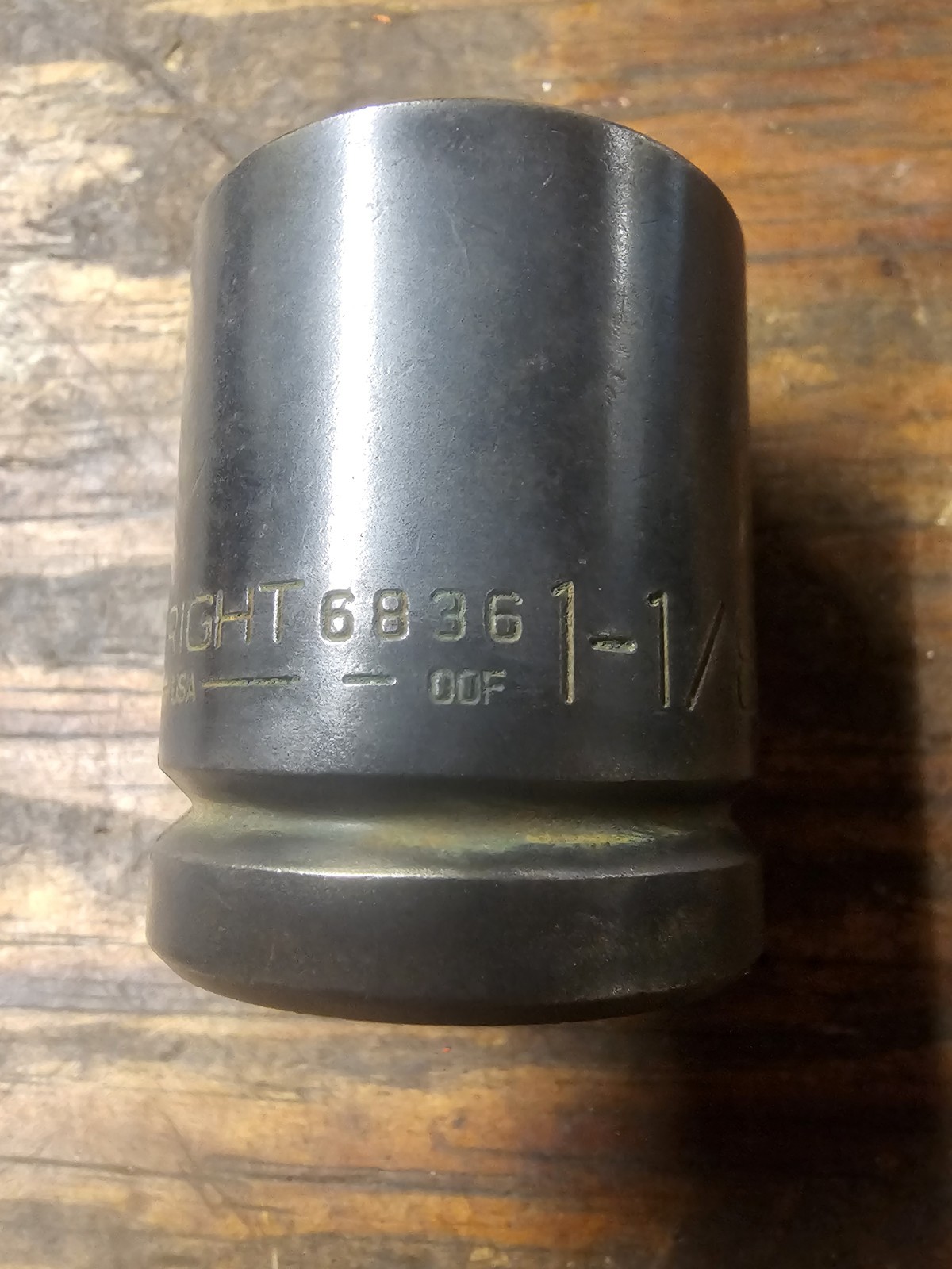 WRIGHT 6836 1-1/8" X 3/4" DRIVE IMPACT SOCKET USA 🇺🇲 PROTO 1-1/8 3/4