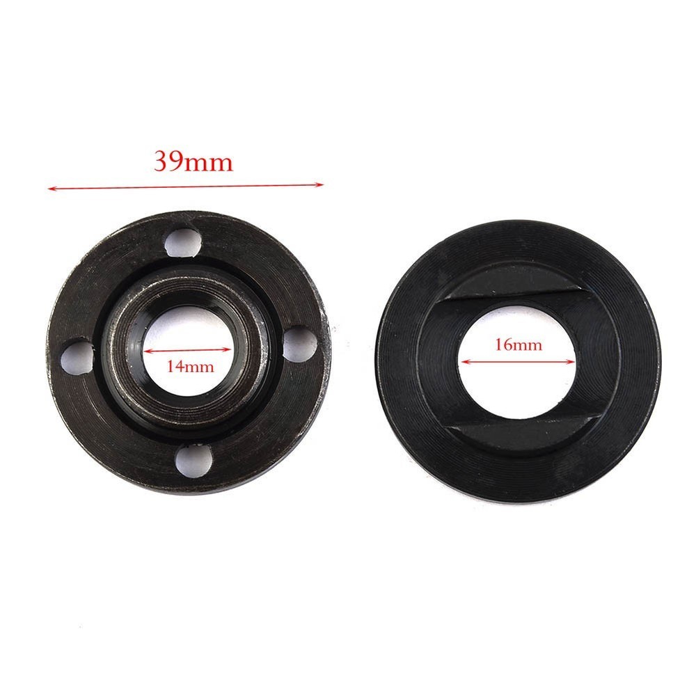 For M14 Thread Replacement Angle Grinder Inner Outer Flange Nut Set Tools