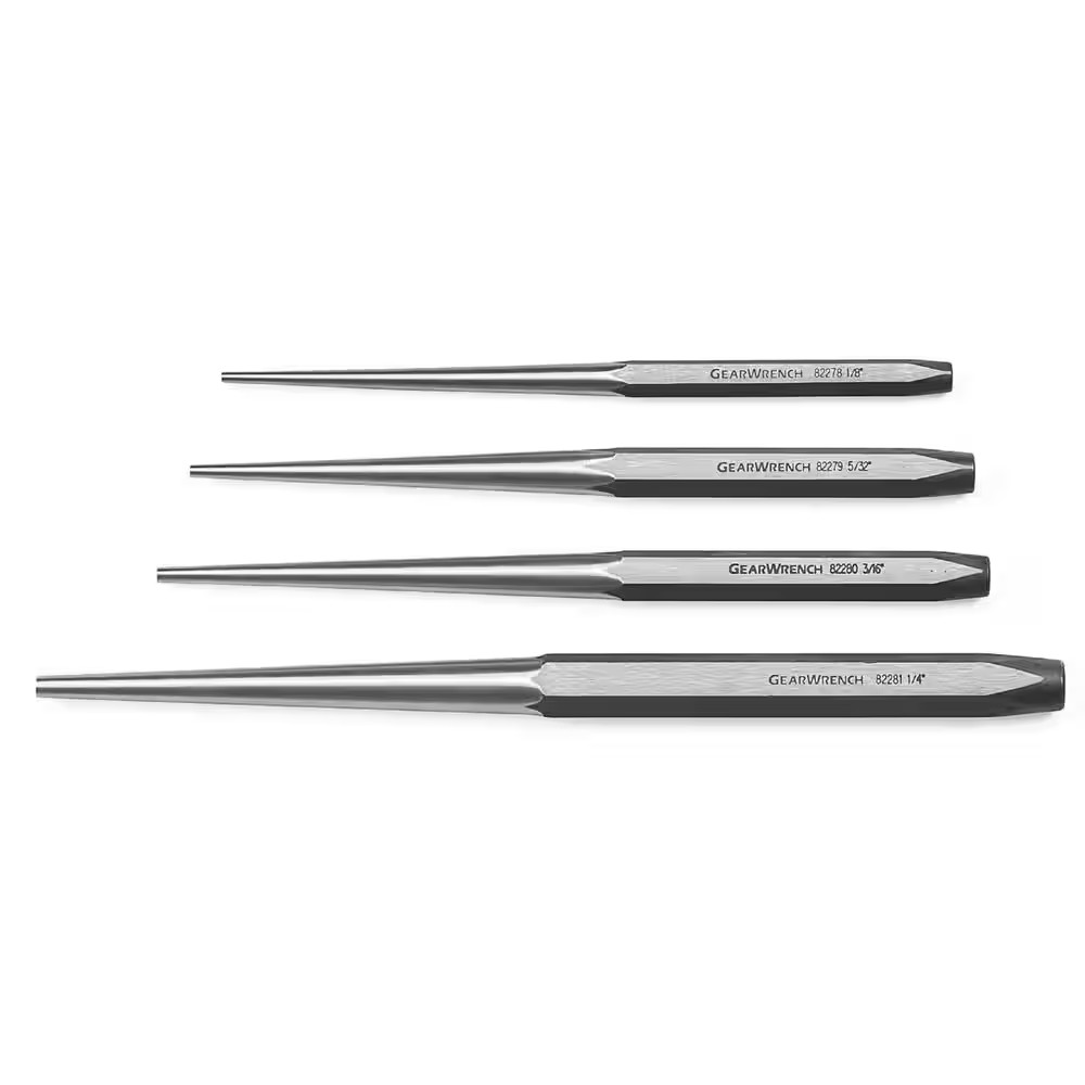 Long Taper Punch Set (4-Piece)