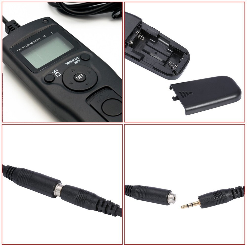 Timer Remote control intervalometer for Canon EOS 6D 7D 5D 50D 40D 30D Camera