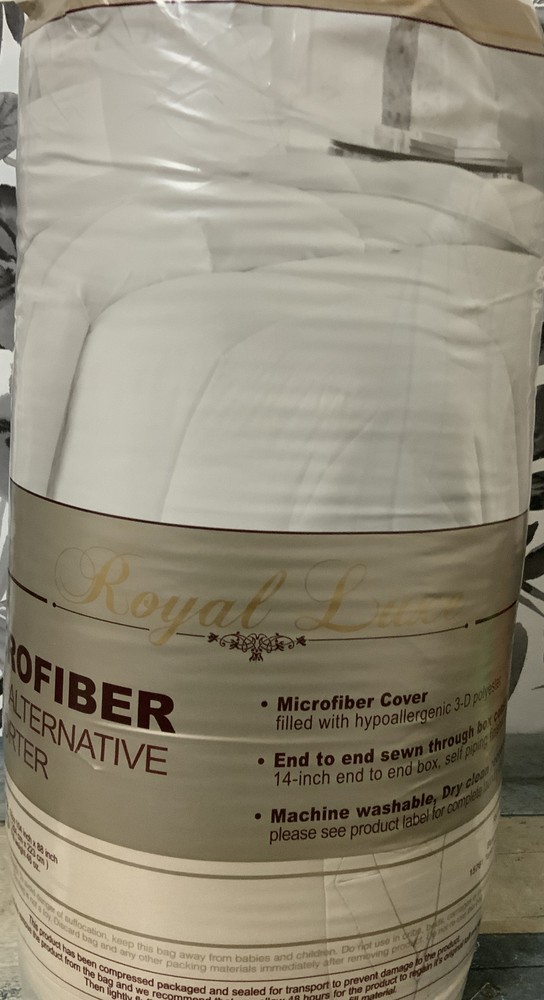 ⚡️Royal Luxe Microfiber Down Alternative Hypoallergenic Comforter (King Size)
