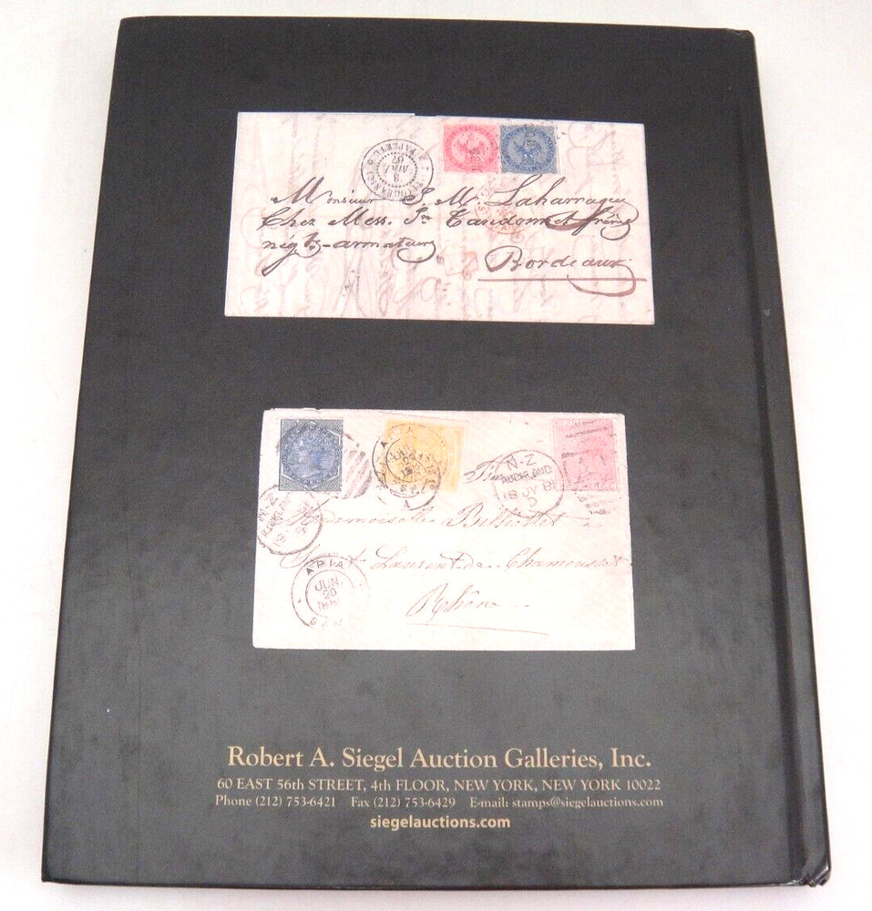 Siegel Stamp Auction Catalog Vogel Part 1 Covers French Colonies Samoa Frank HB