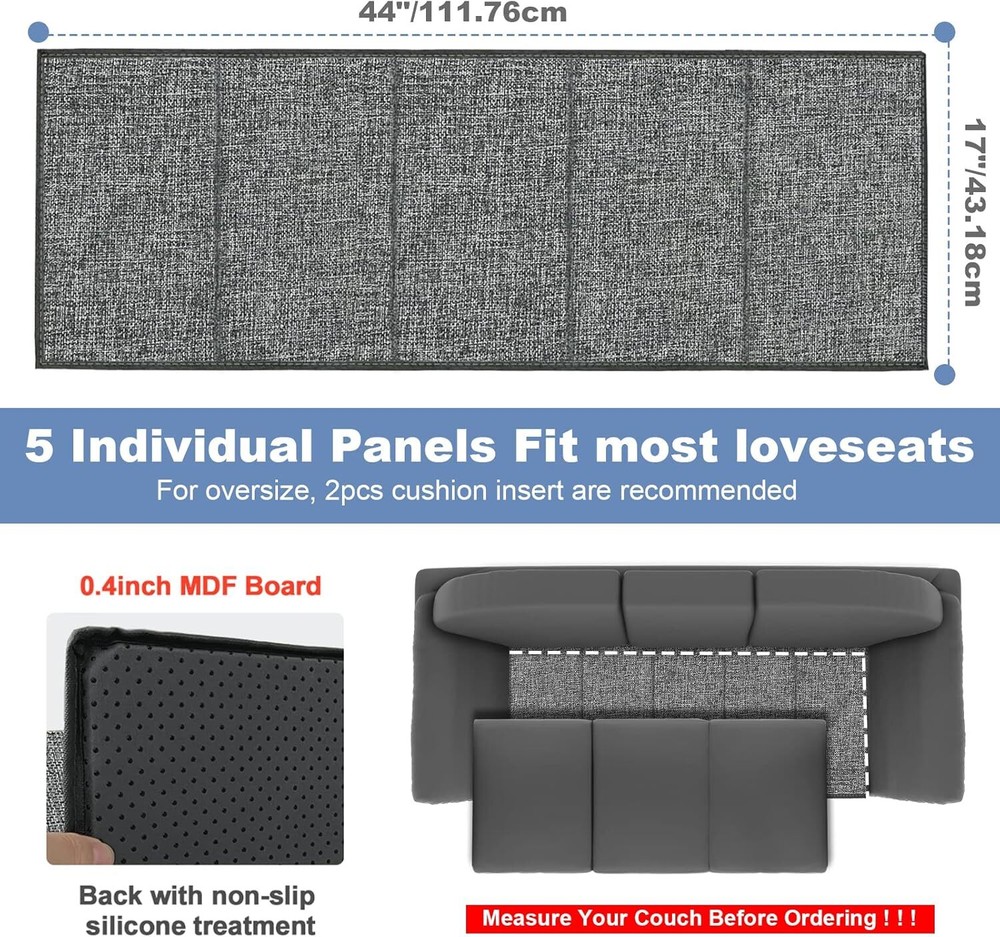 Couch Cushion Support for Sagging Seat - Sofa Saver Protector Insert Board for S