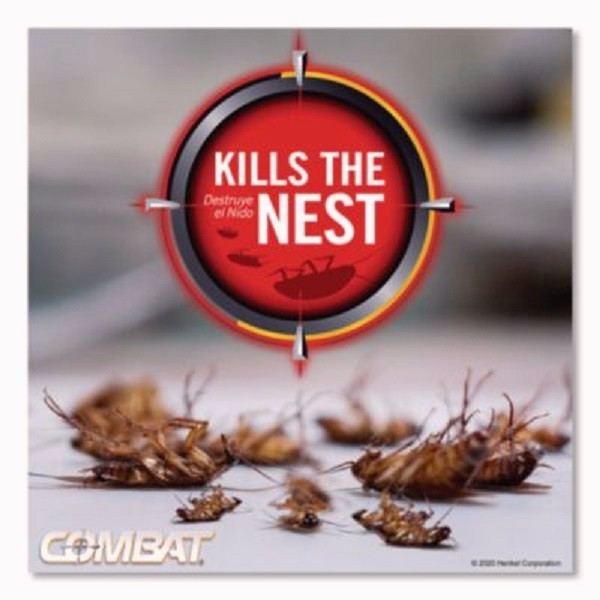 Combat Roach Killing Bait Stations for Small and Large Roaches, 12 Count