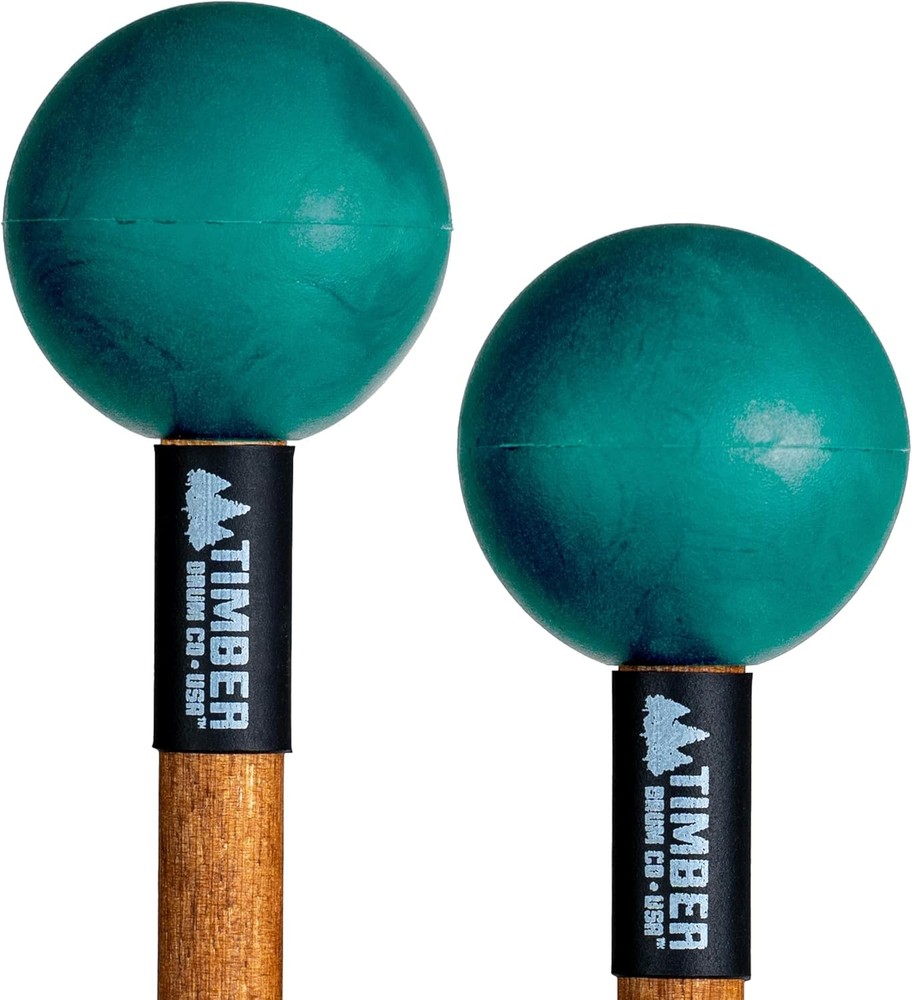 Timber Drum Co. Percussion Mallets — MADE IN U.S.A. — Sticks for Single Pair