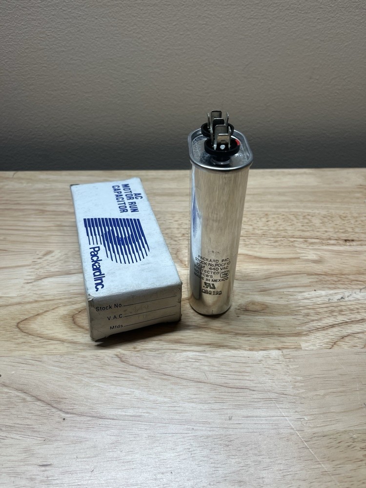 Packard  POCF10  Oval Run Capacitor 440V