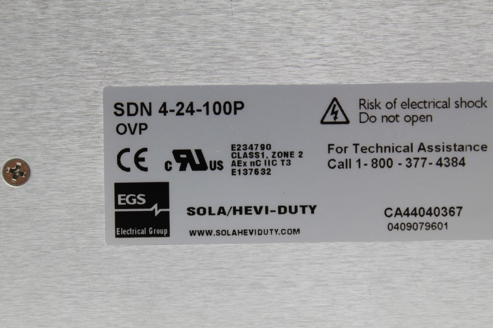 Emerson Sola SDN 4-24-100P Power Supply