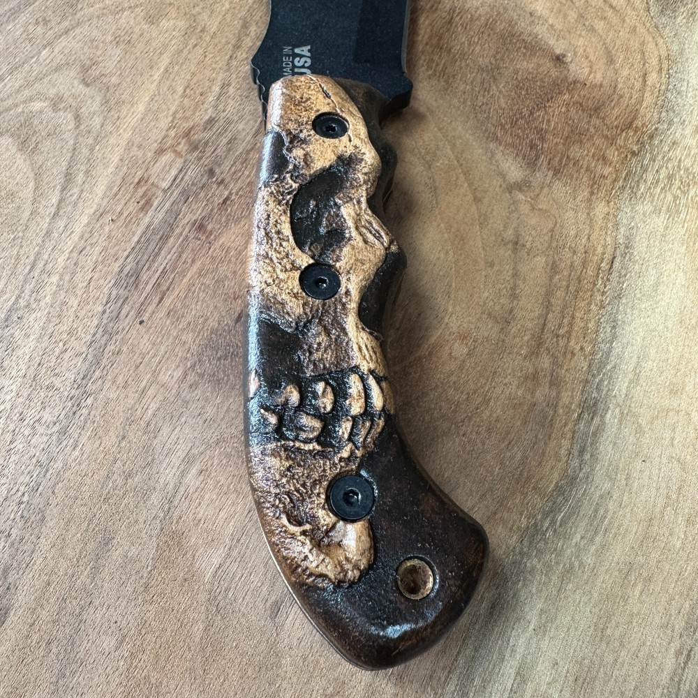 Shadowskull scales compatible with TOPS Tom Brown Tracker knife