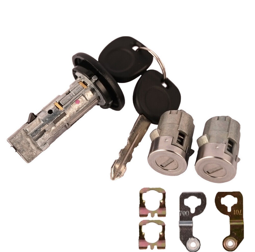 IGNITION SWITCH + DOOR LOCK CYLINDER For 01-06 SILVERADO TAHOE MATCHED SAME KEY