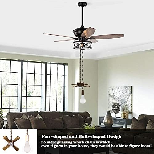 Ceiling Fan Pull Chain Fan Pulls Set With Connector 2 Pack 3mm Diameter 12 Inche
