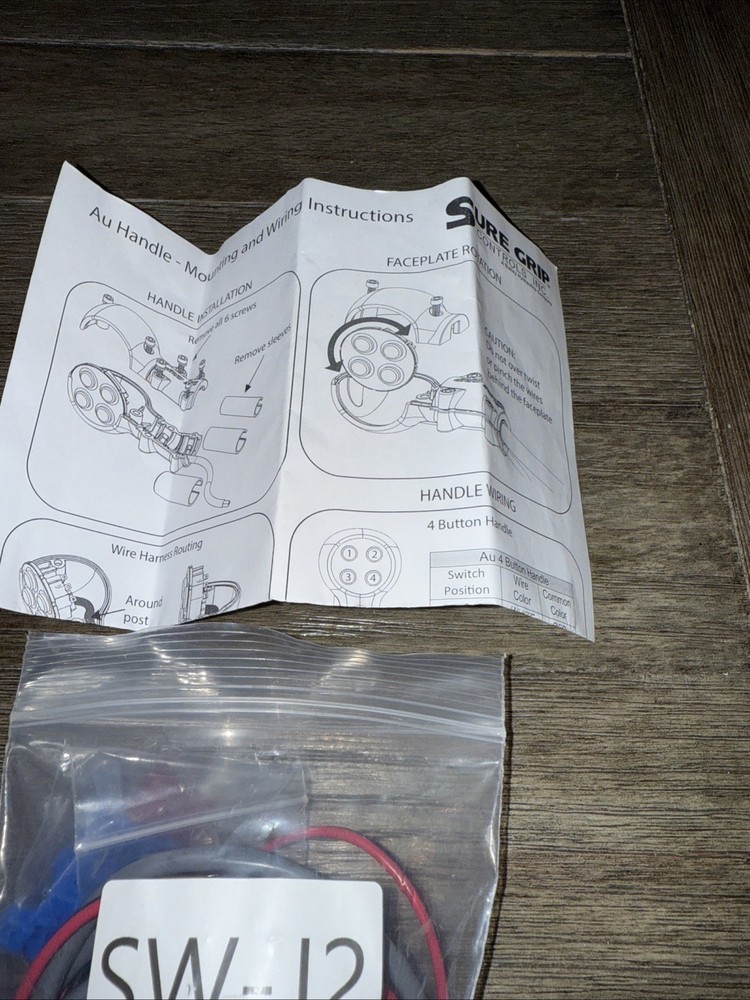 Summit Hydraulics Joystick Handle 2-Button Momentary Control Switch