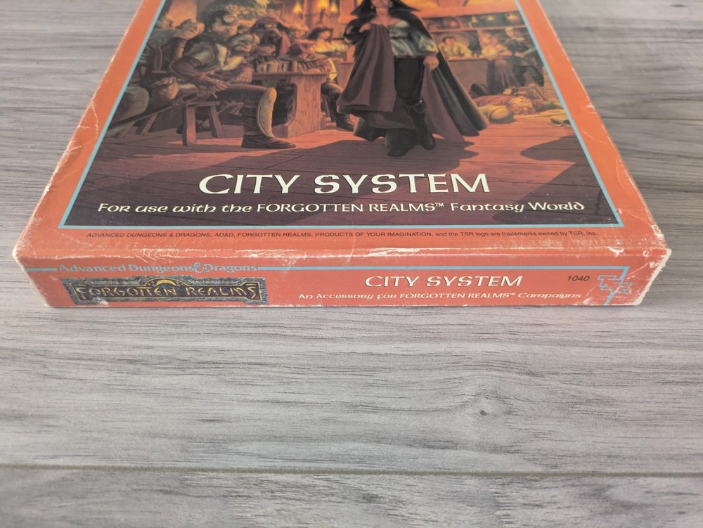 Forgotten Realms City System Box Set Accessory AD&D 1040 Complete!