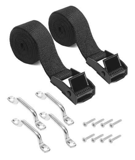 2PCS Tie Down Straps,Car Accessories Battery Tie Down,Battery Strap,Battery