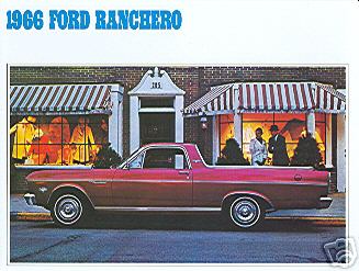 1966  FORD  RANCHERO  SALES BROCHURE