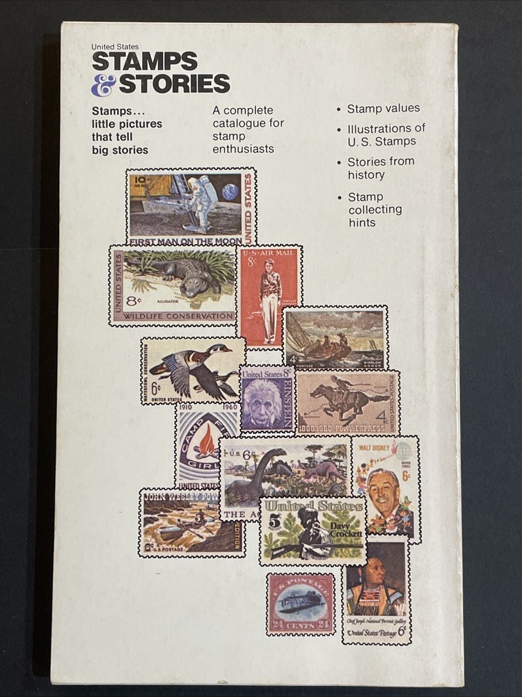 1972 USPS Stamps & Stories, 1st First Edition, Paperback Book