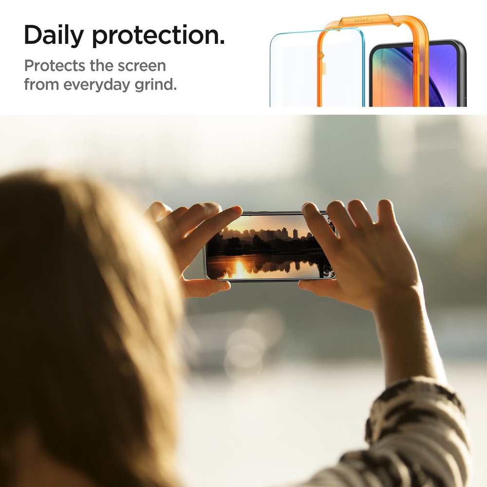 Spigen [GlasTR AlignMaster] Screen Protector | For Samsung Galaxy A54 5G | 2Pack