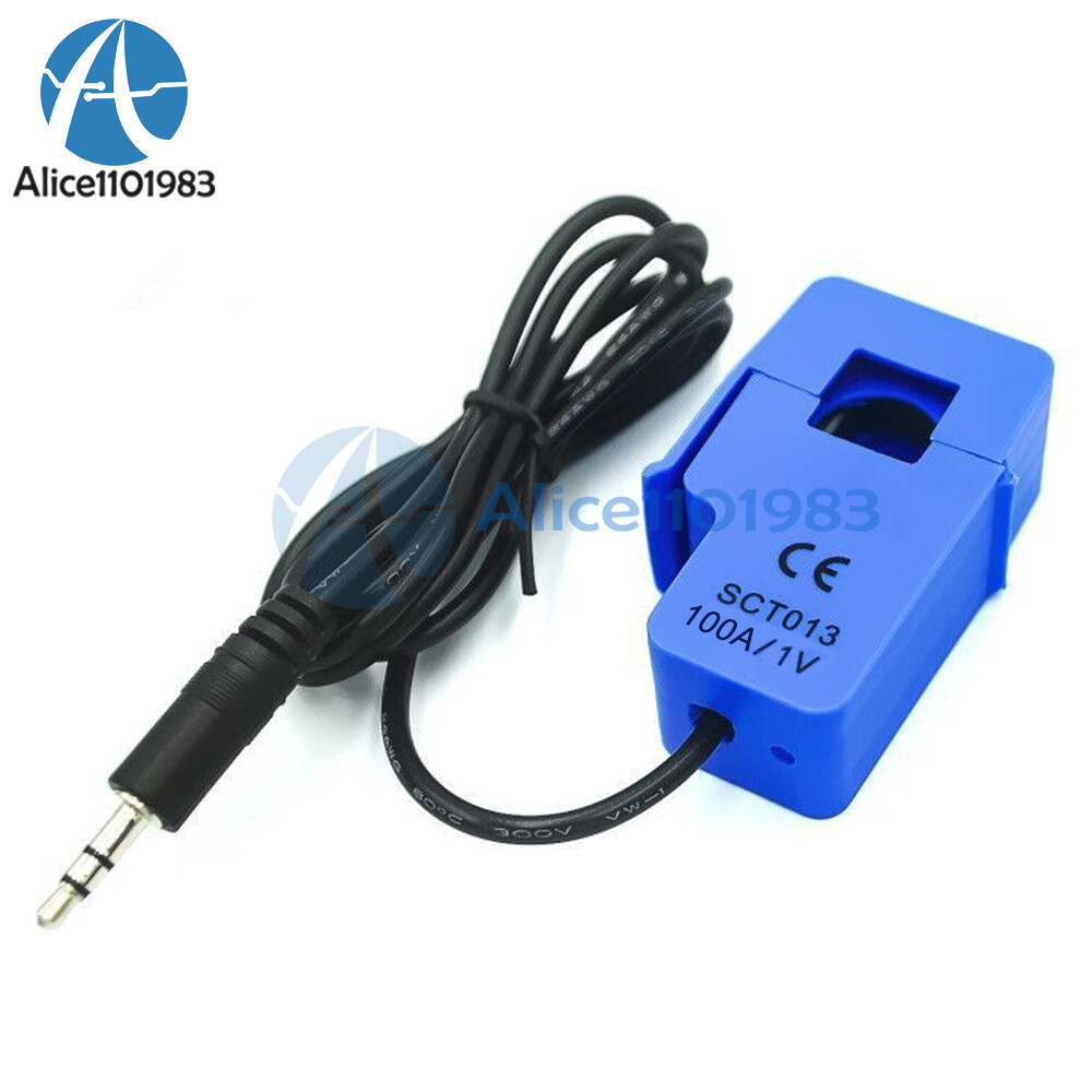 SCT-013 Switching Current Transformer AC Current Sensor 10A-100A 50hz-150khz