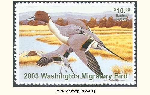 D2K Washington Duck Stamp 2003 $10.00