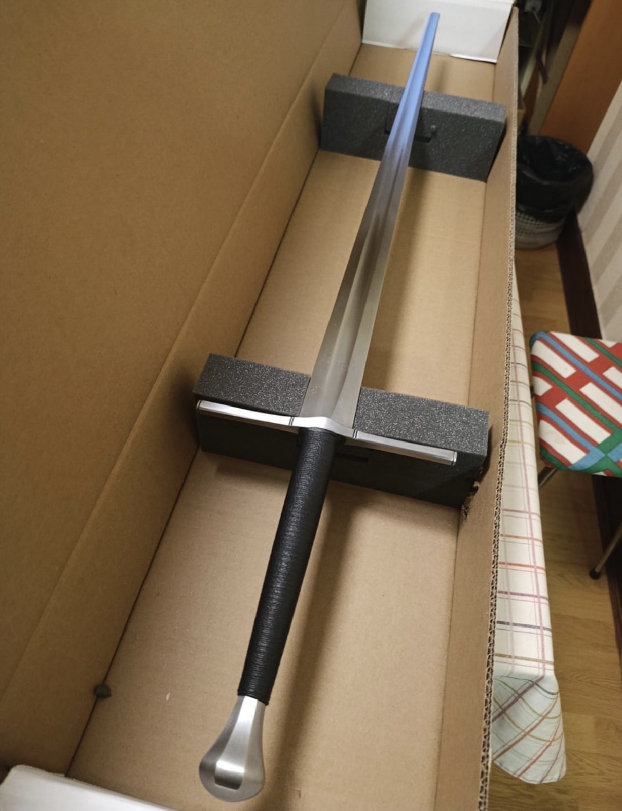 Liechtenauer Sword D2 Tool Steel With Leather Sheath