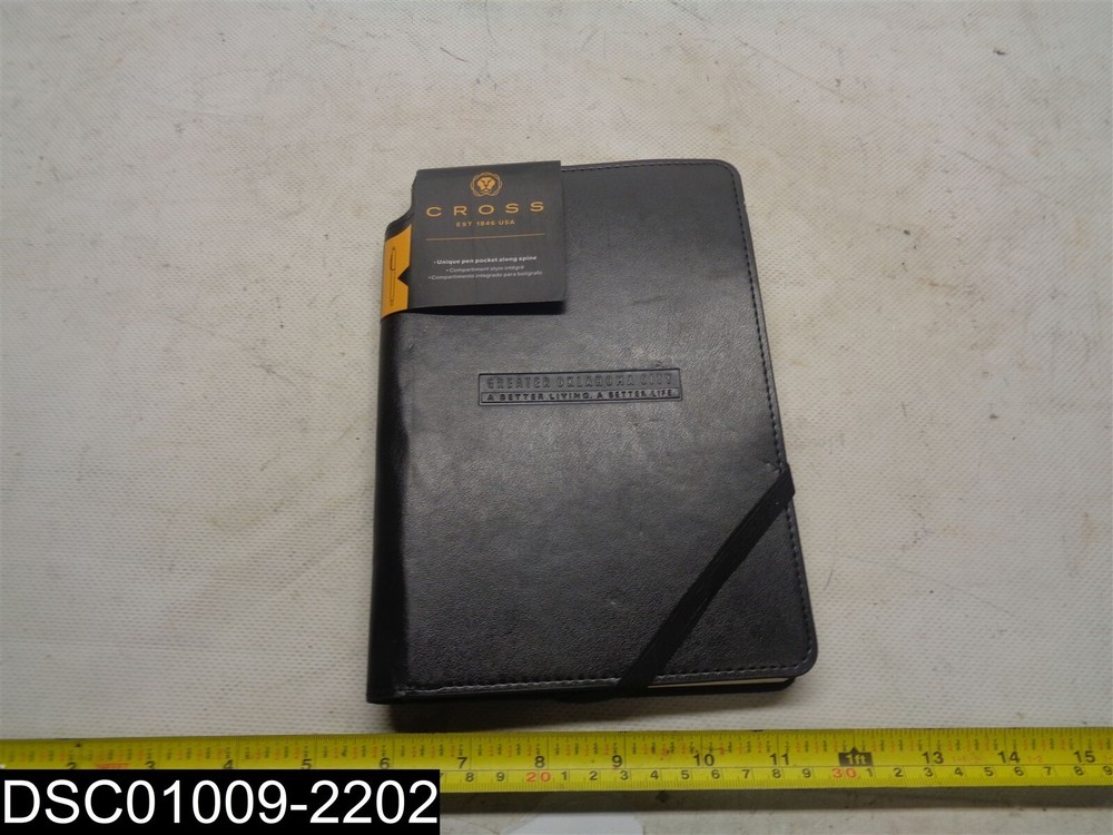 AC281-1M Cross Medium Classic Black Lined Journal Personalized