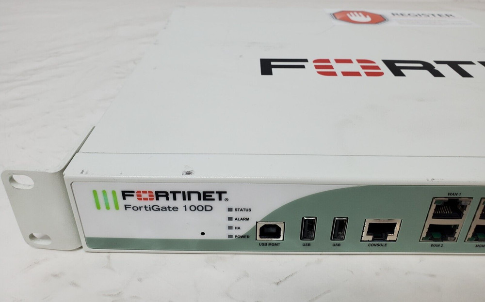 Fortinet FortiGate 100D Security Appliance Enterprise Firewall