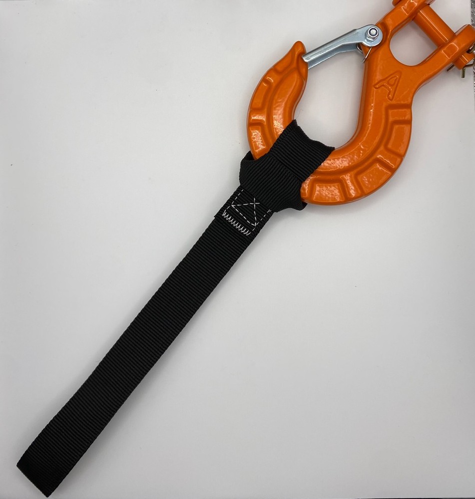 Pull Strap for ATV UTV Truck Jeep winch hook (Soft 2 Loop 12 inches long)