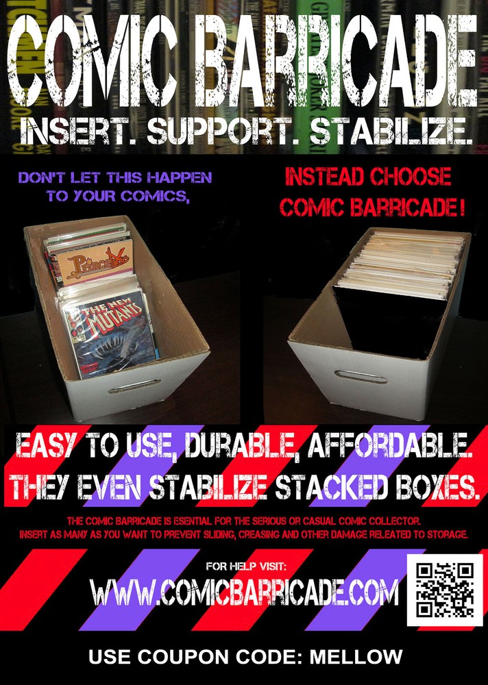 Comic Barricade Two Pack XL Stabilize & Protect Comics New!