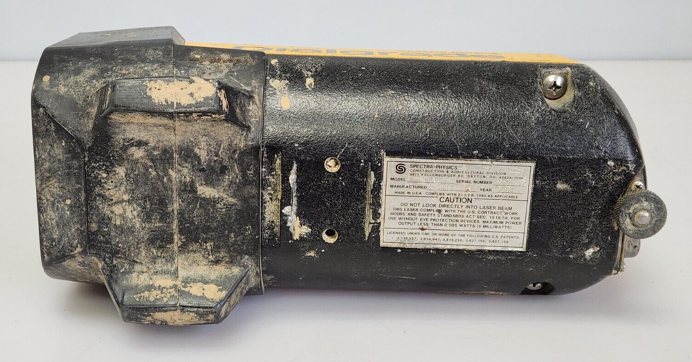 Spectra-Physics Laserplane Dialgrade Model 1150 Pipe Laser, Case, AS-IS Untested