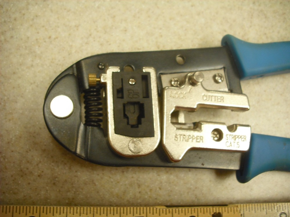 Ideal Telemaster Modular Plug Crimp Tool 30-496 and Type 5 Tool