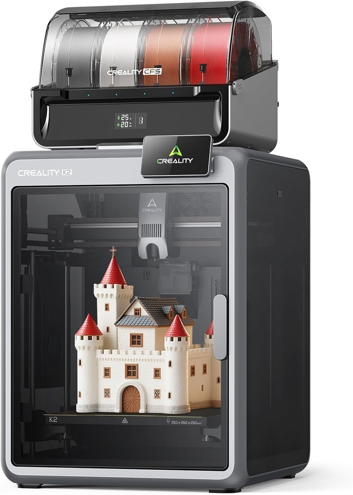 Creality K2 Combo Multicolor 3D Printer 600mm/s Printing Speed mit Extra CFS