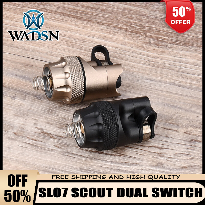 Tactical SL07 Scout Dual Switch Upgrade Tailcap For Surefire M300 Flalshligts