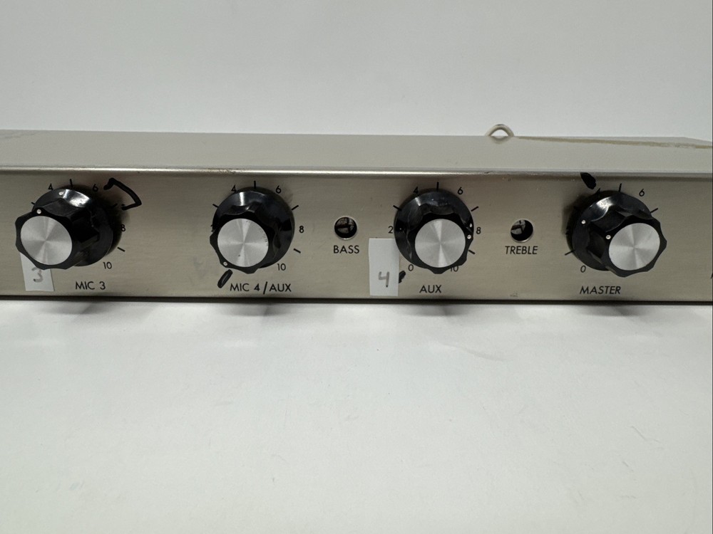 Rauland-Borg Pro105 Audio Microphone Controller Pro 105 Mixer Preamp