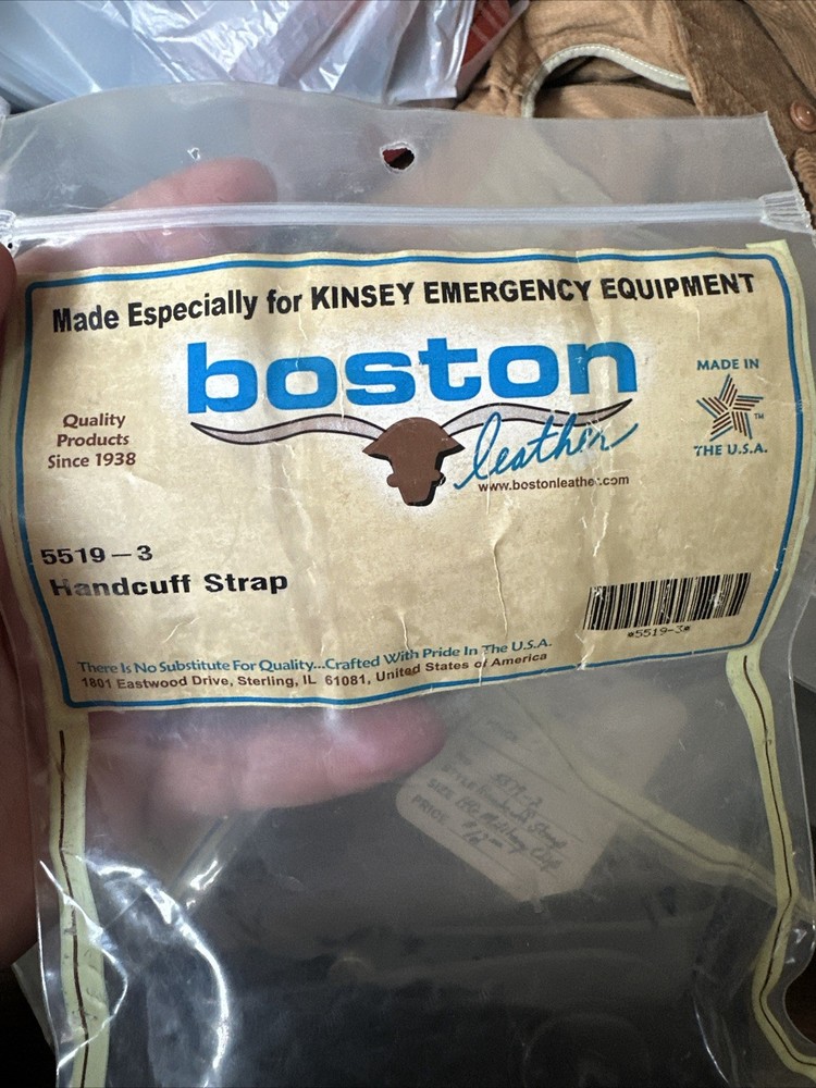 Boston Leather Handcuff Strap 5519-3