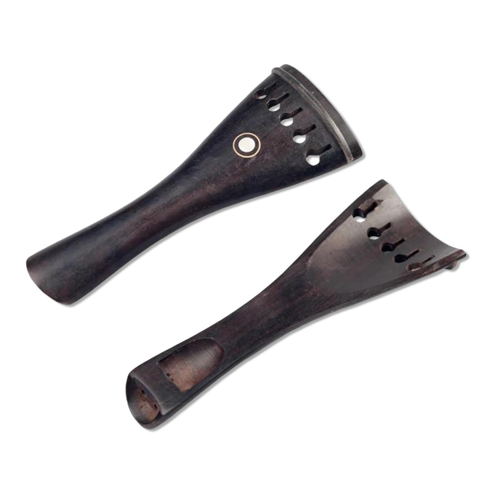 Yinfente 1PCS 4/4 Violin Tailpiece Ebony Material 5 String Style for Replacement