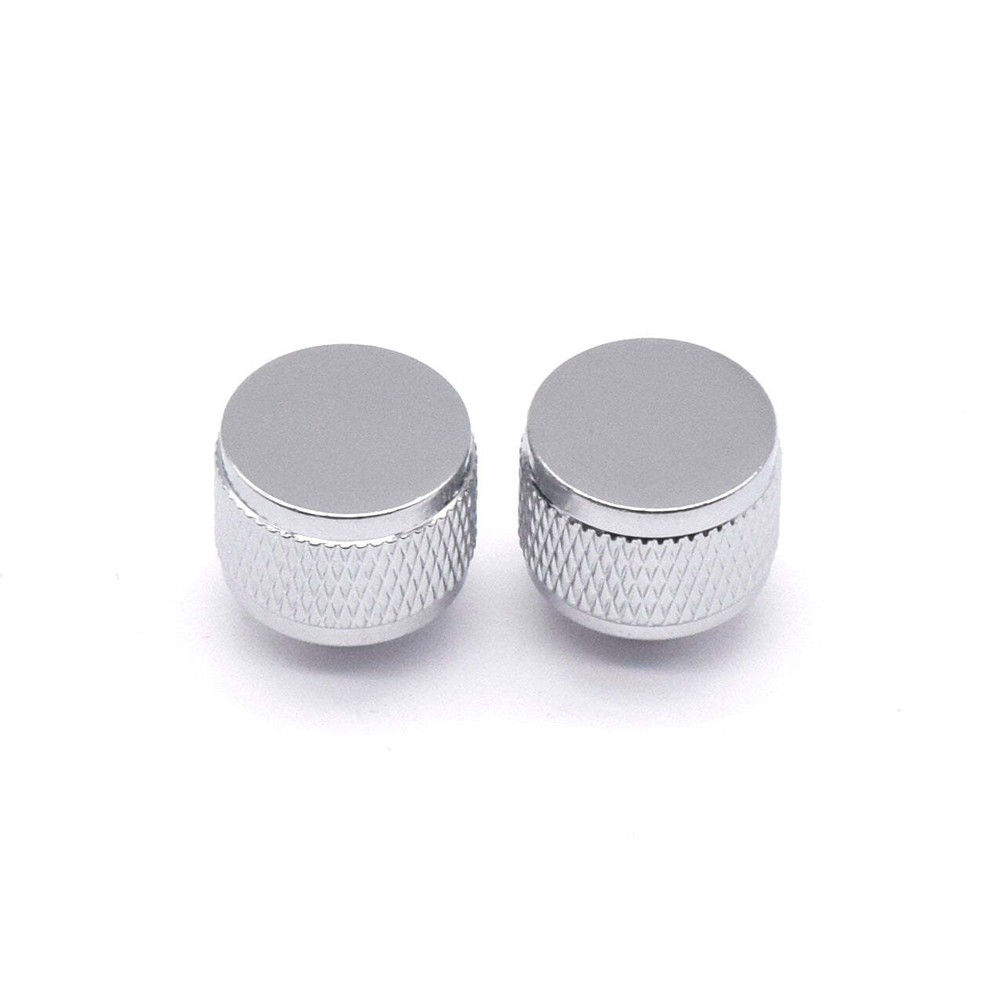 KD By AxLabs Threaded Strap Buttons (2) - Gretsch Style - Chrome
