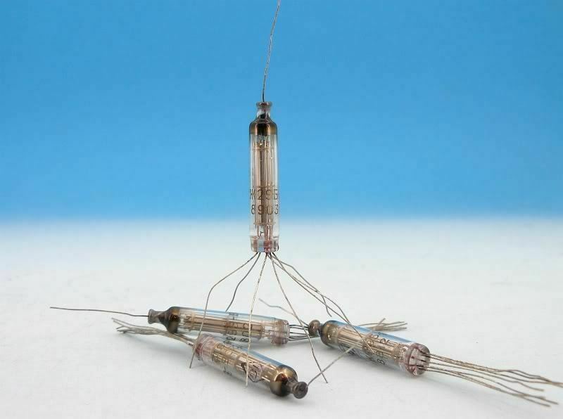 6 x 1J29B-V Miniature Tiny Small HF Pentode Soviet Military TUBE 1Zh29B