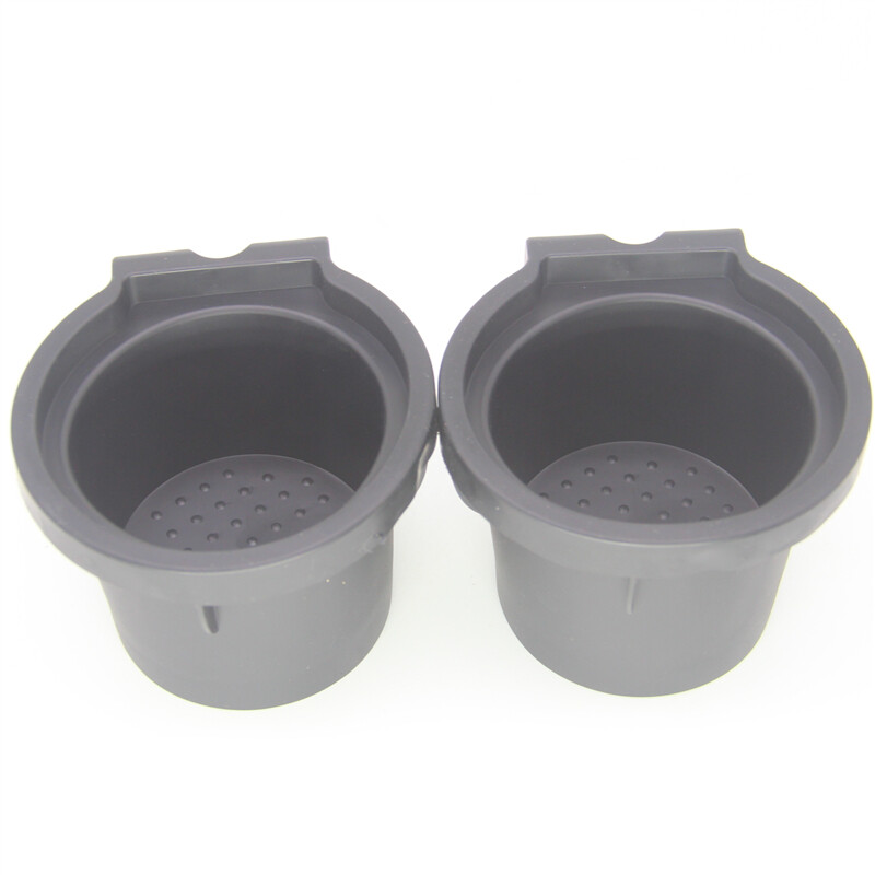 Nissan Frontier Xterra Black Cup Holder Insert Liners Set of 2