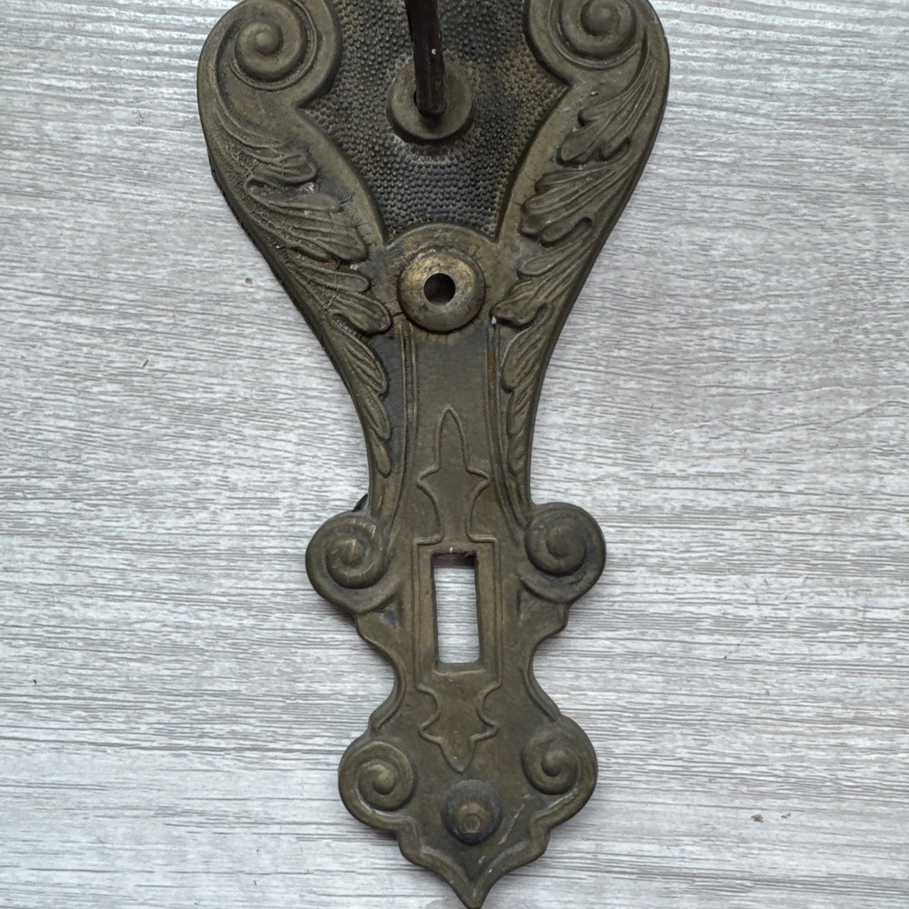ANTIQUE BRASS BELL LANTERN HOLDER