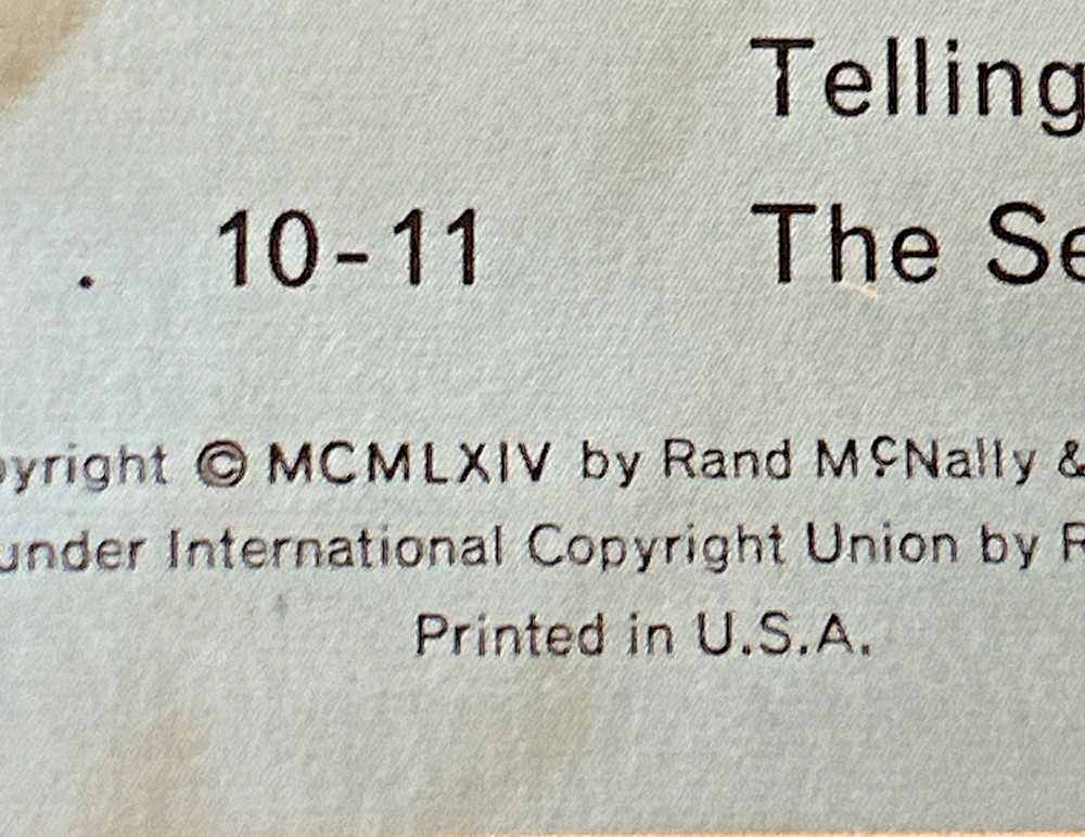 Rand McNally ~ Globe Handbook ~ 1964