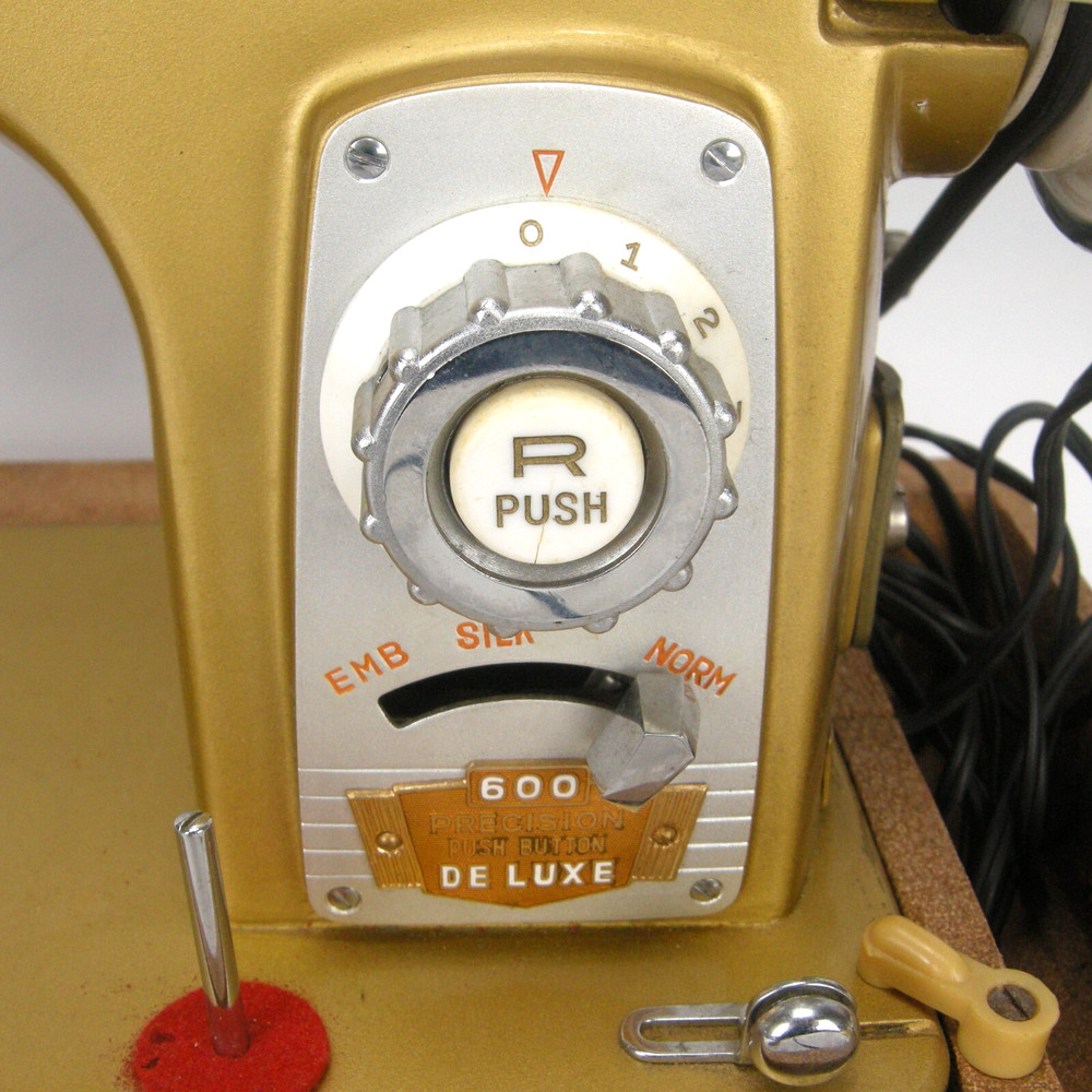 Visetti 600 Precision Push Button De Luxe Sewing Machine Pedal Case