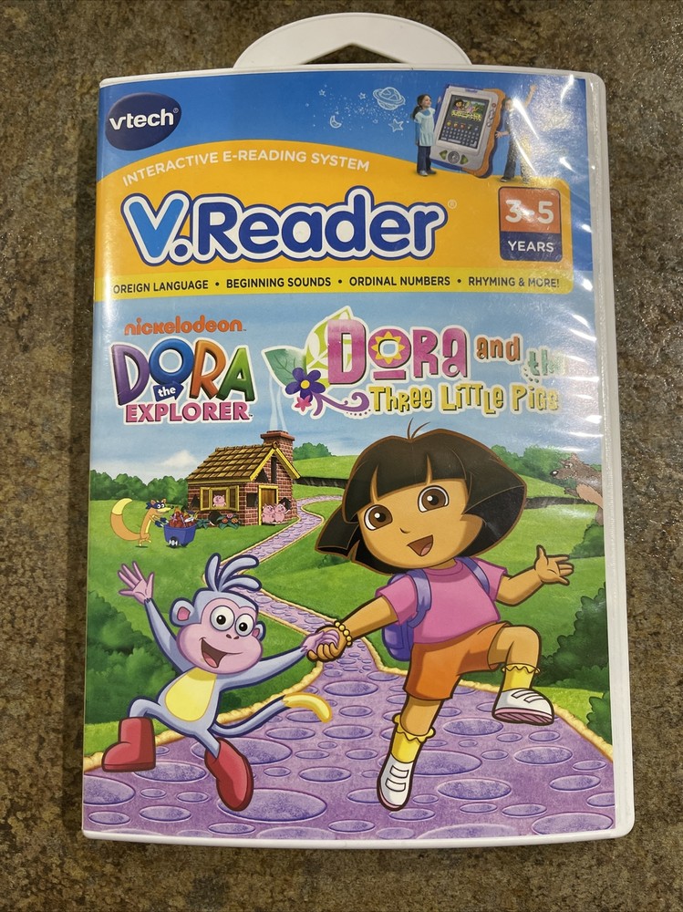 Vtech VReader Dora the Explorer & the 3 Little Pigs 2010