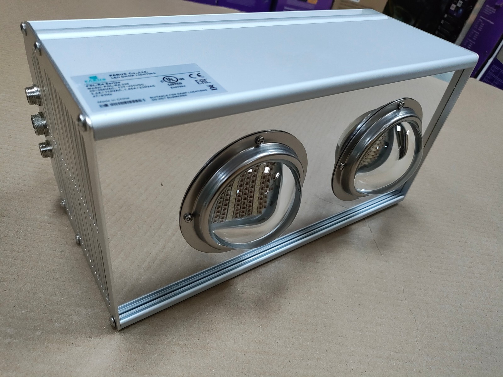 Parus PGL-RA350 AC RBS LED Greenhouse Active Cooling Top Grow Light RBC RBW RBF