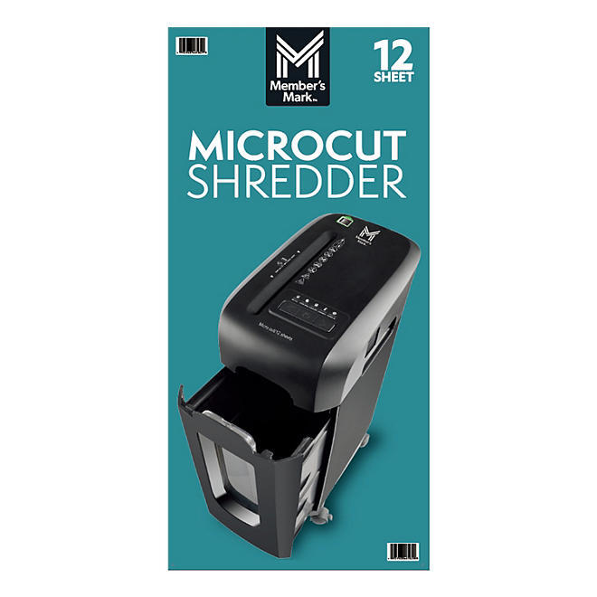 Member's Mark 12-Sheet Micro-Cut Shredder, Model - C249-A