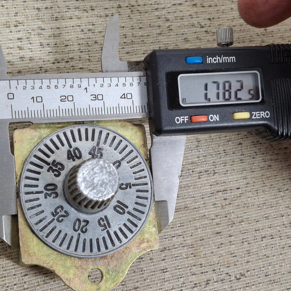 Bommer 672-01 3 Digit Combination Dial Mailbox Lock Spring Bolt