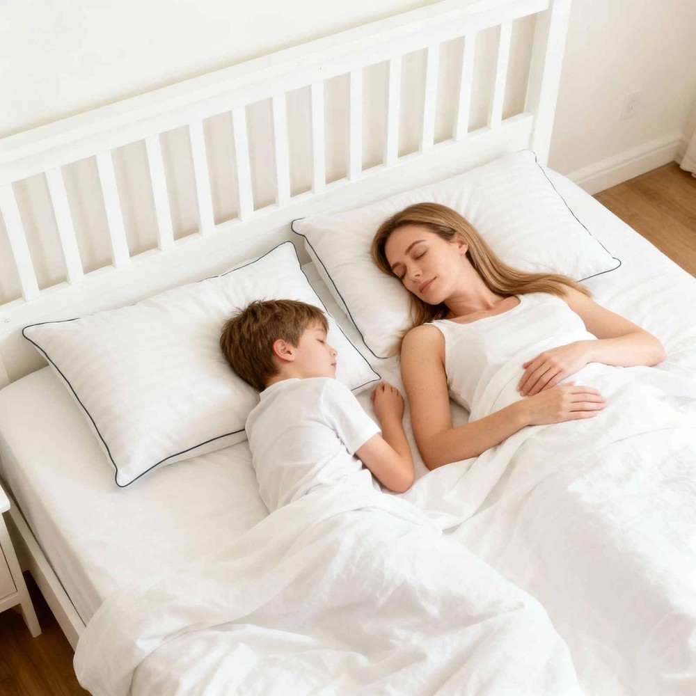 iFaon Ultra Thin Flat Soft Bed Pillows Standard Size Standard(2 pack), White